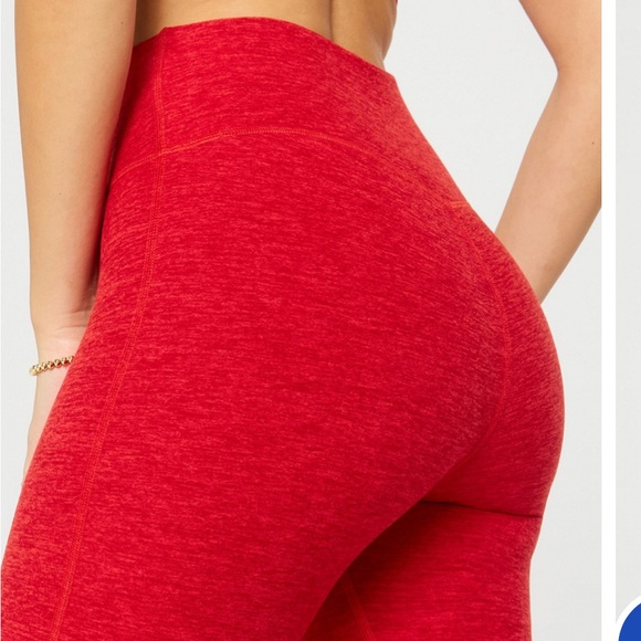 Fabletics Red High-Waist Leggings and bra set - Picture 4 of 9